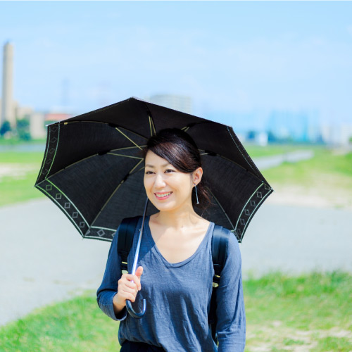 Woman with a parasol